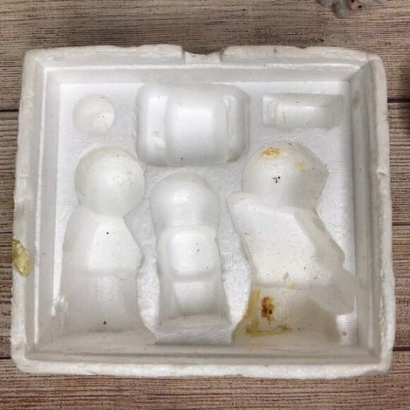 Vintage HOMCO Nativity Children Figurines 5602 5609 Baby Jesus, Mary, Shepherd W - Picture 3 of 4